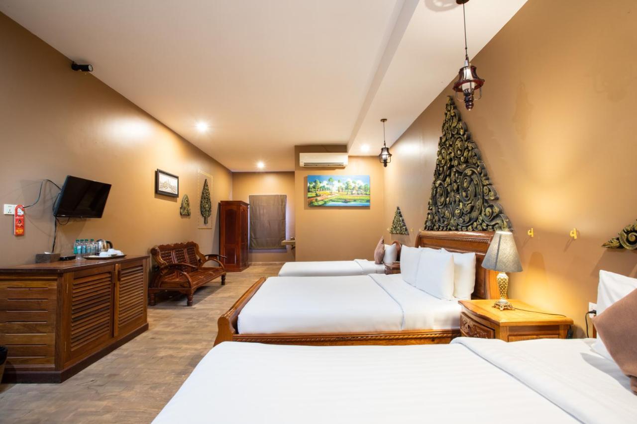Indra Porak Residence Hotel Siem Reap Bagian luar foto