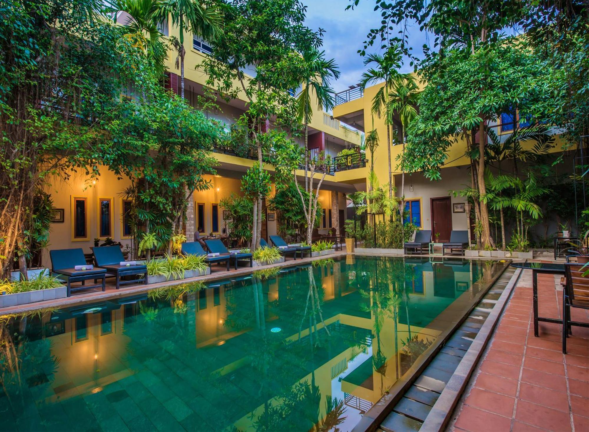 Indra Porak Residence Hotel Siem Reap Bagian luar foto